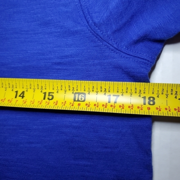 LL Bean S’mores Crew Solid T-Shirt Blue Boys L - Picture 6 of 6